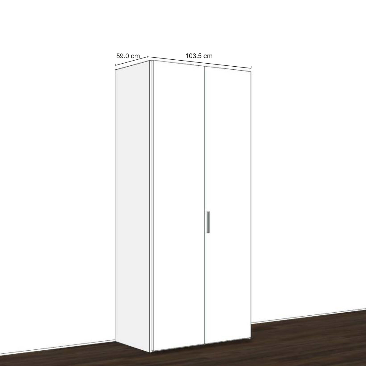 Armadio moderno personalizzabile su misura - Pozzoli