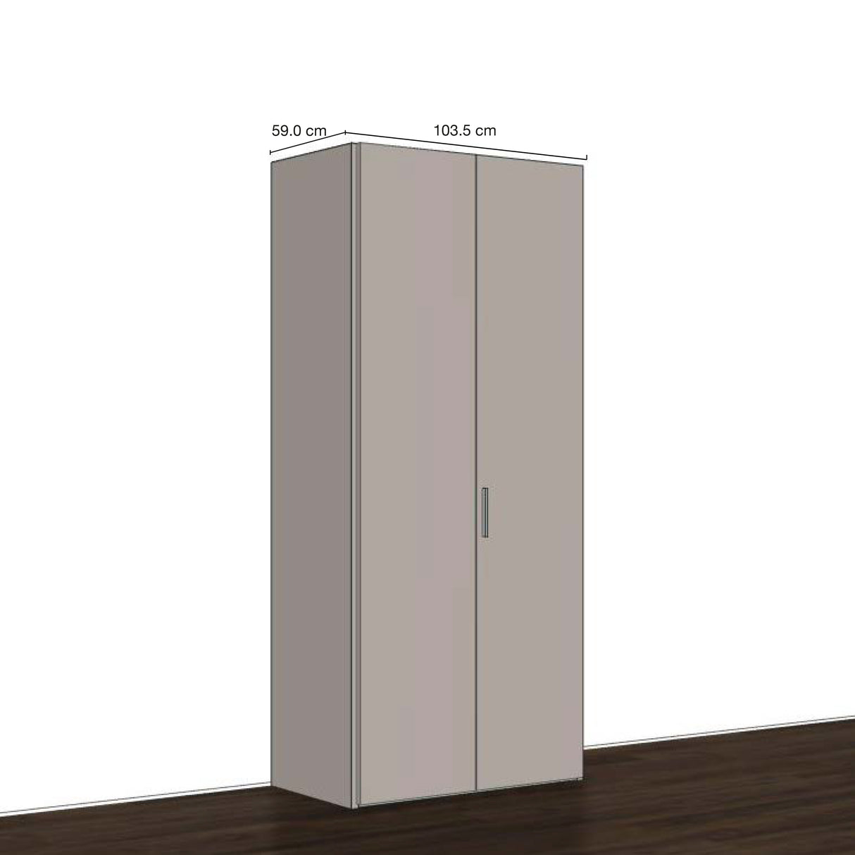 Armadio moderno personalizzabile su misura - Pozzoli