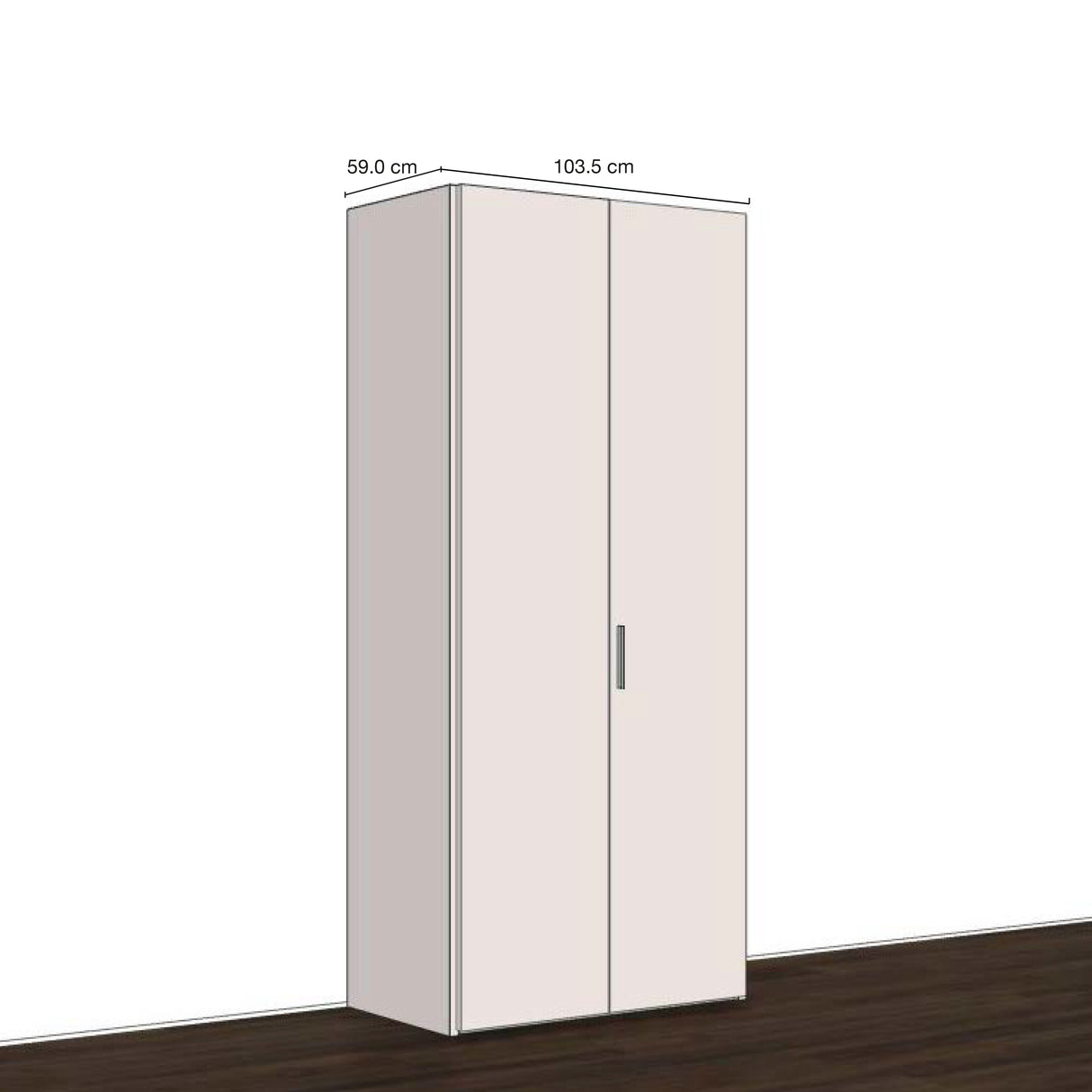 Armadio moderno personalizzabile su misura - Pozzoli