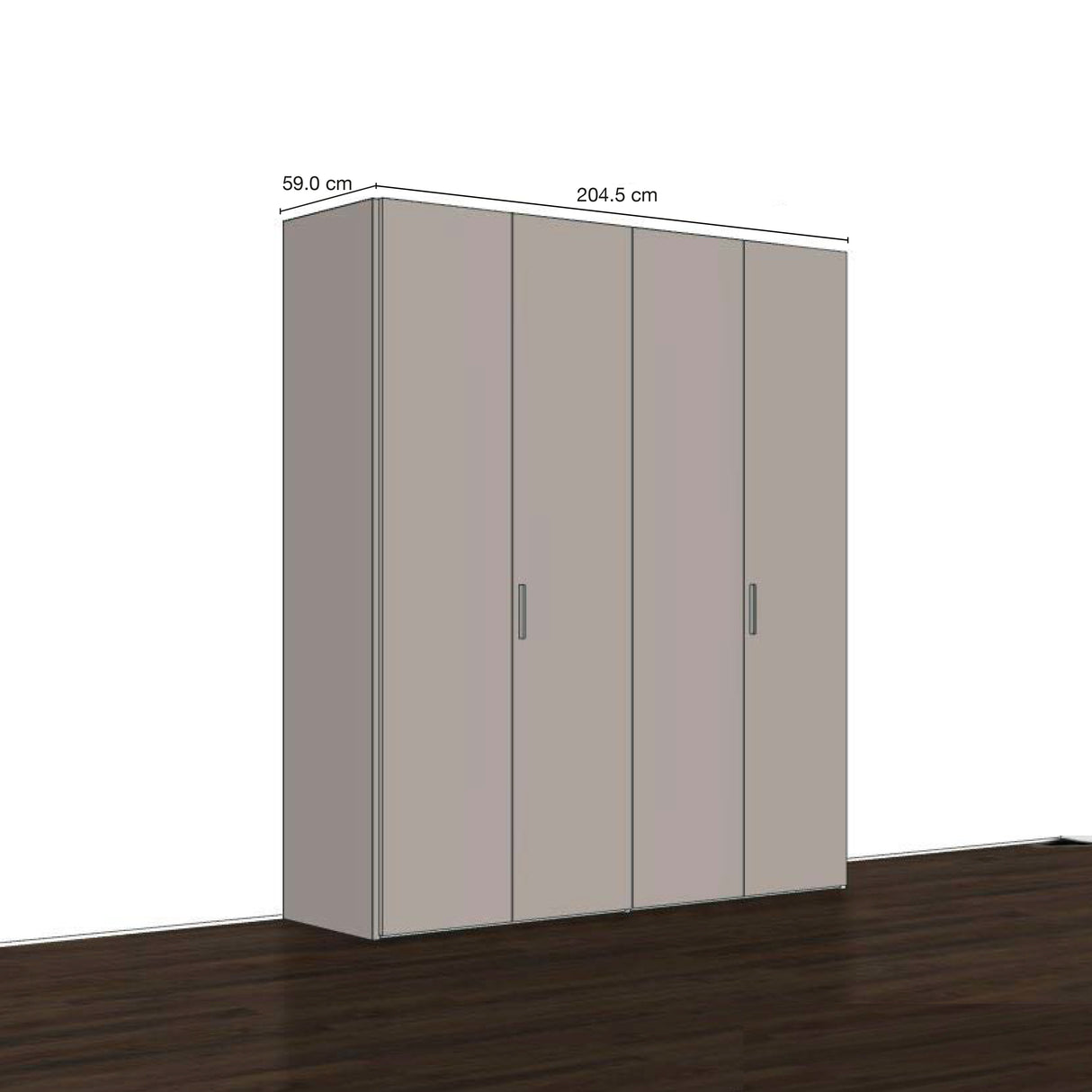 Armadio moderno personalizzabile su misura - Pozzoli