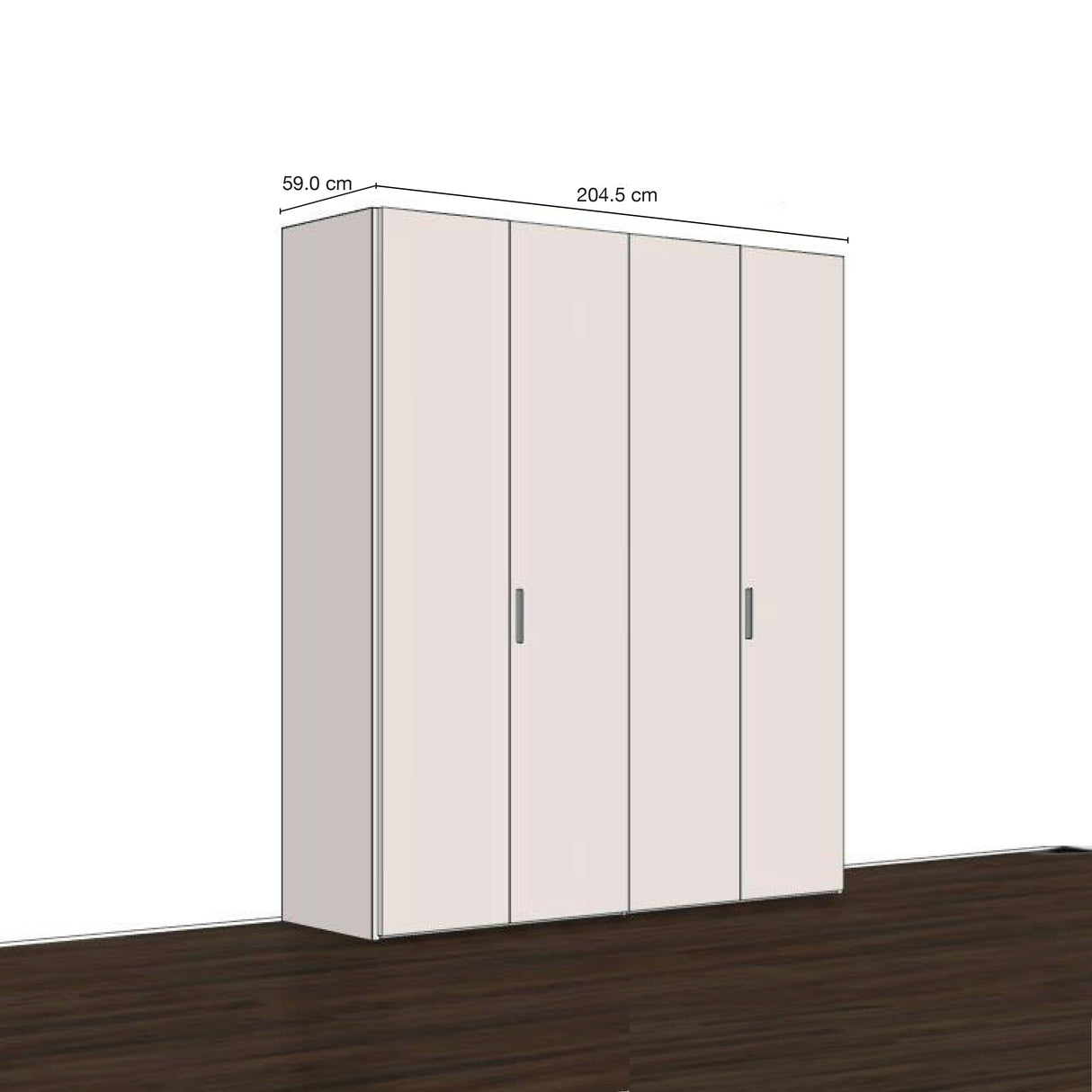 Armadio moderno personalizzabile su misura - Pozzoli