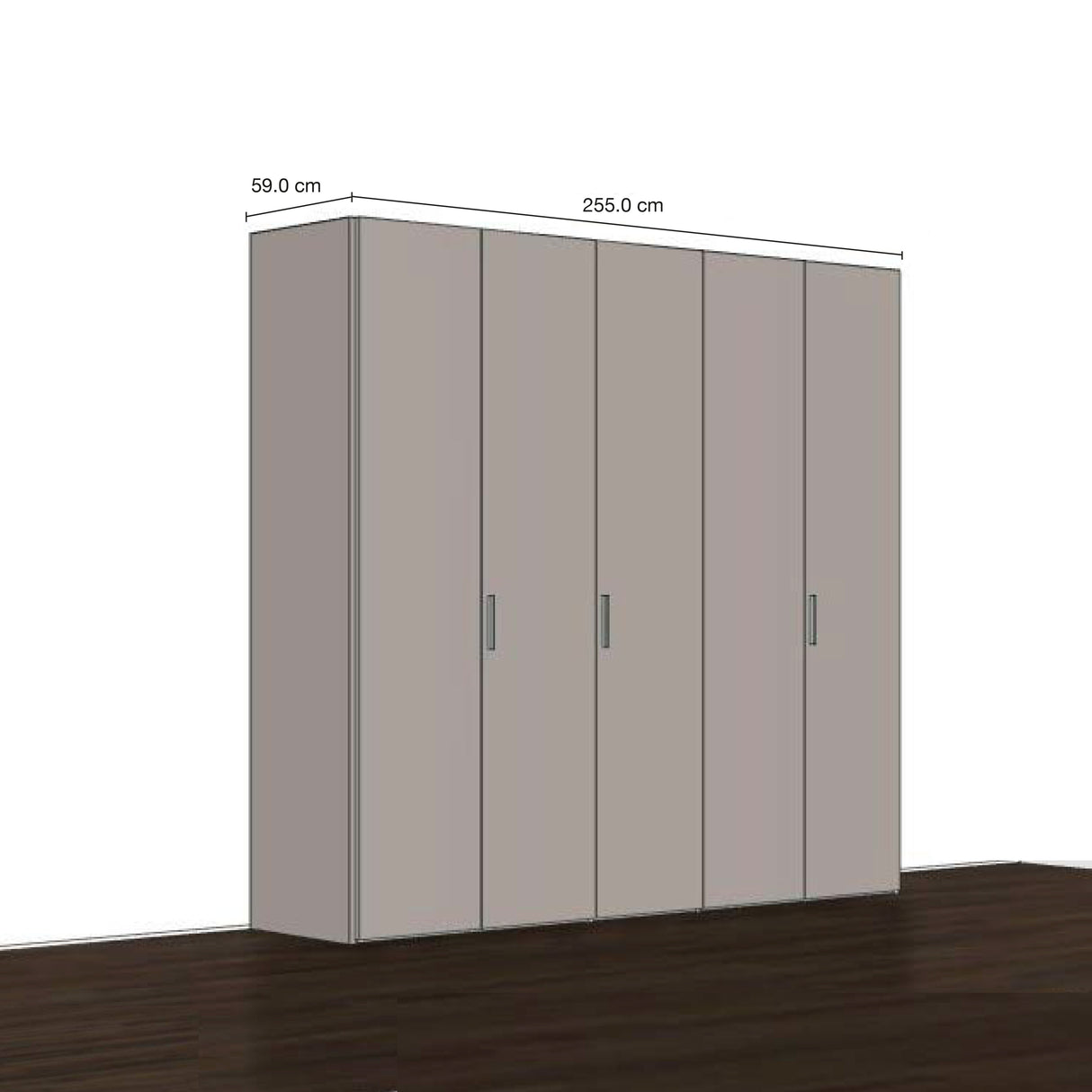 Armadio moderno personalizzabile su misura - Pozzoli