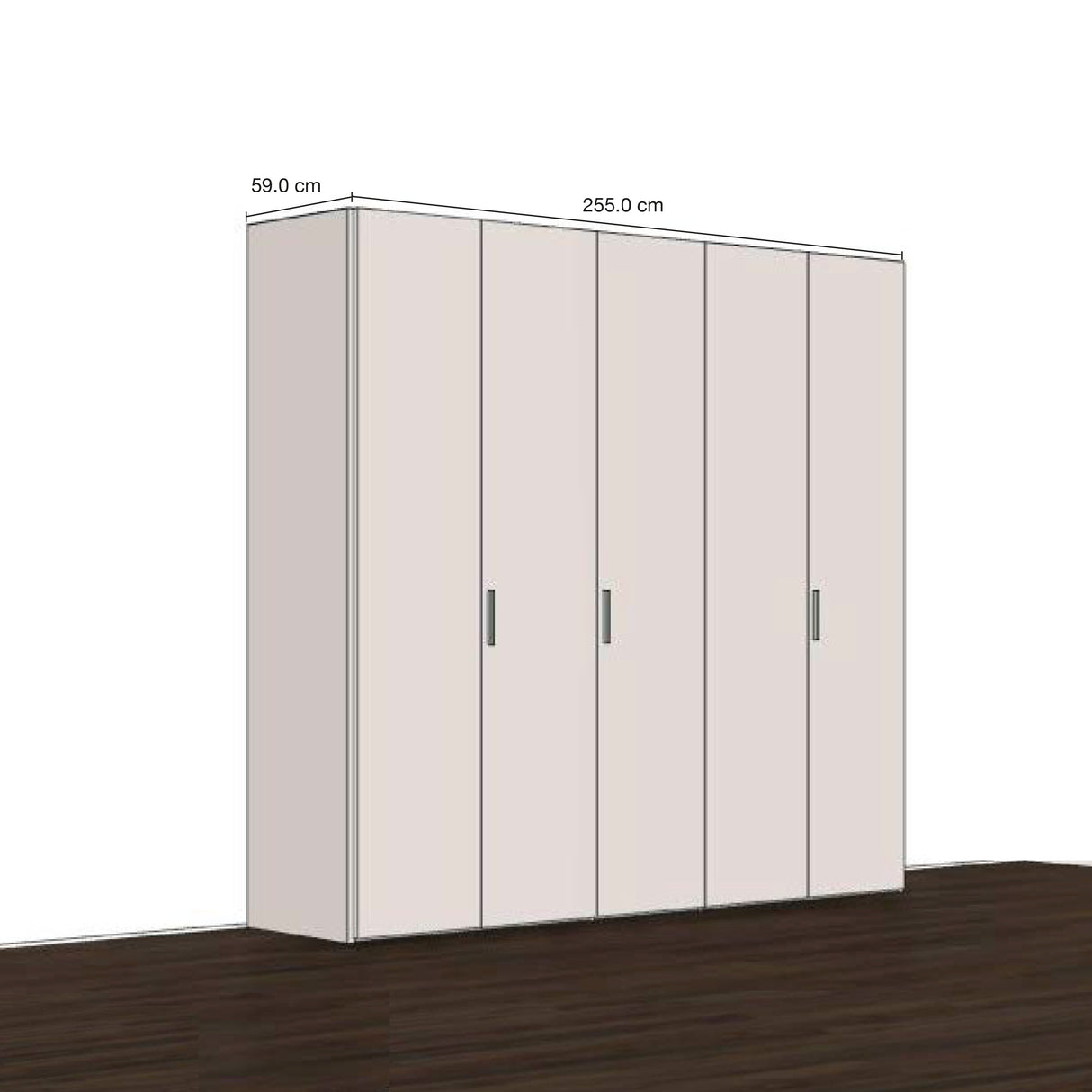 Armadio moderno personalizzabile su misura - Pozzoli