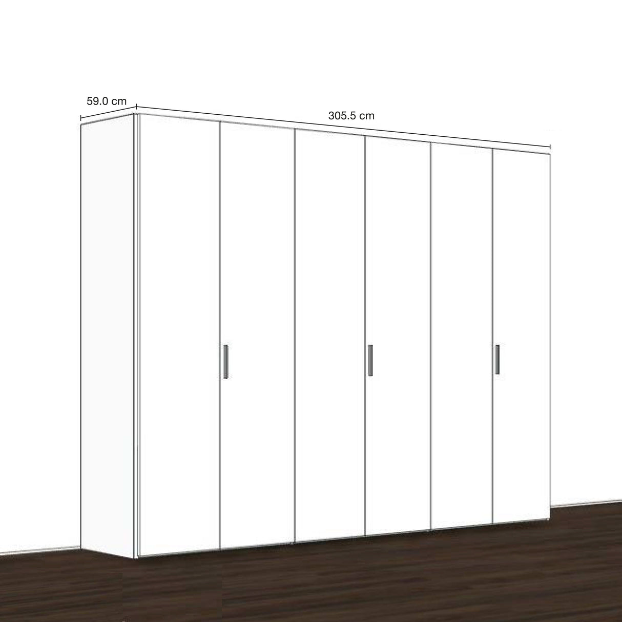 Armadio moderno personalizzabile su misura - Pozzoli