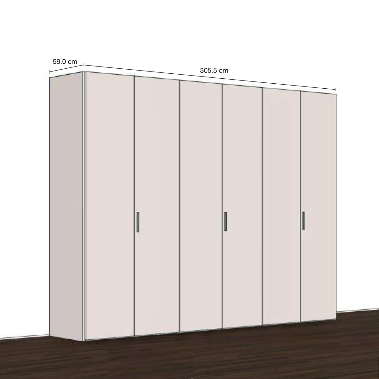 Armadio moderno personalizzabile su misura - Pozzoli