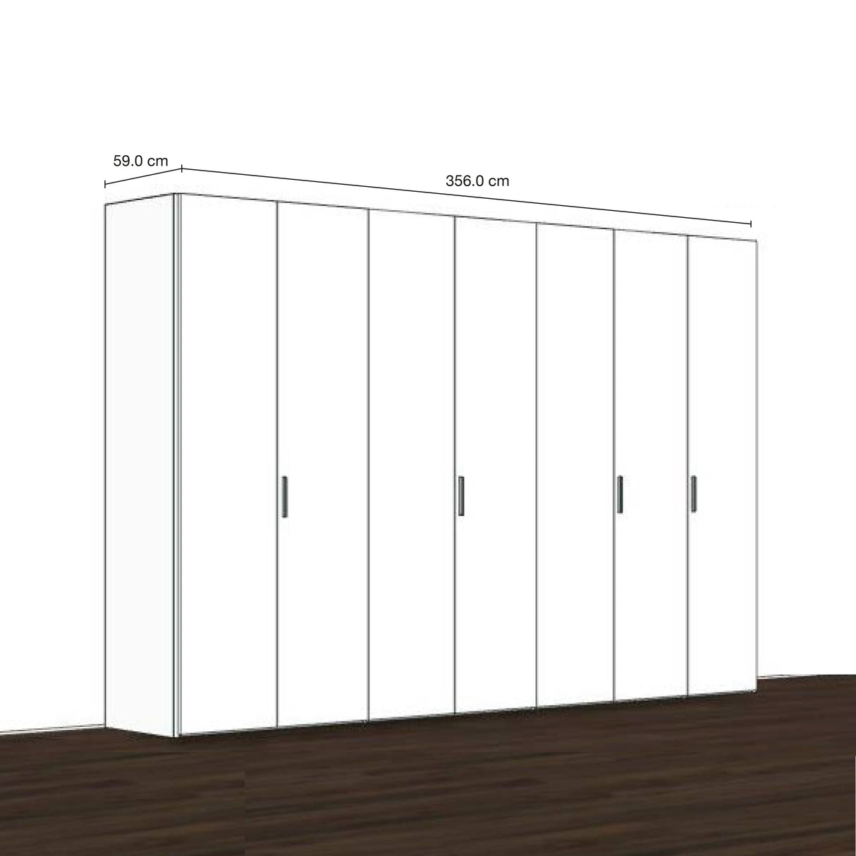 Armadio moderno personalizzabile su misura - Pozzoli