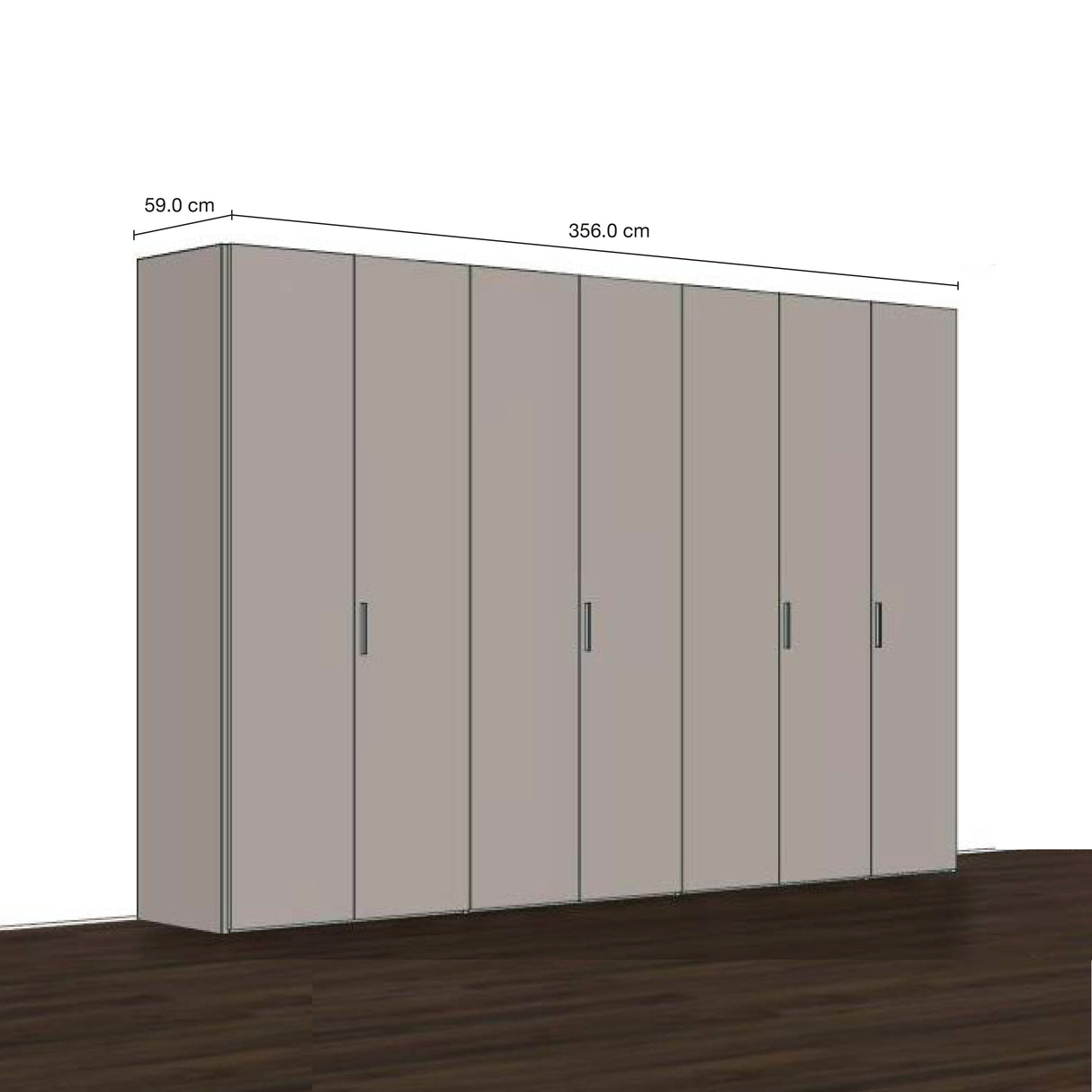 Armadio moderno personalizzabile su misura - Pozzoli