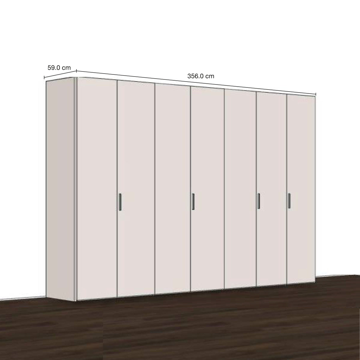 Armadio moderno personalizzabile su misura - Pozzoli