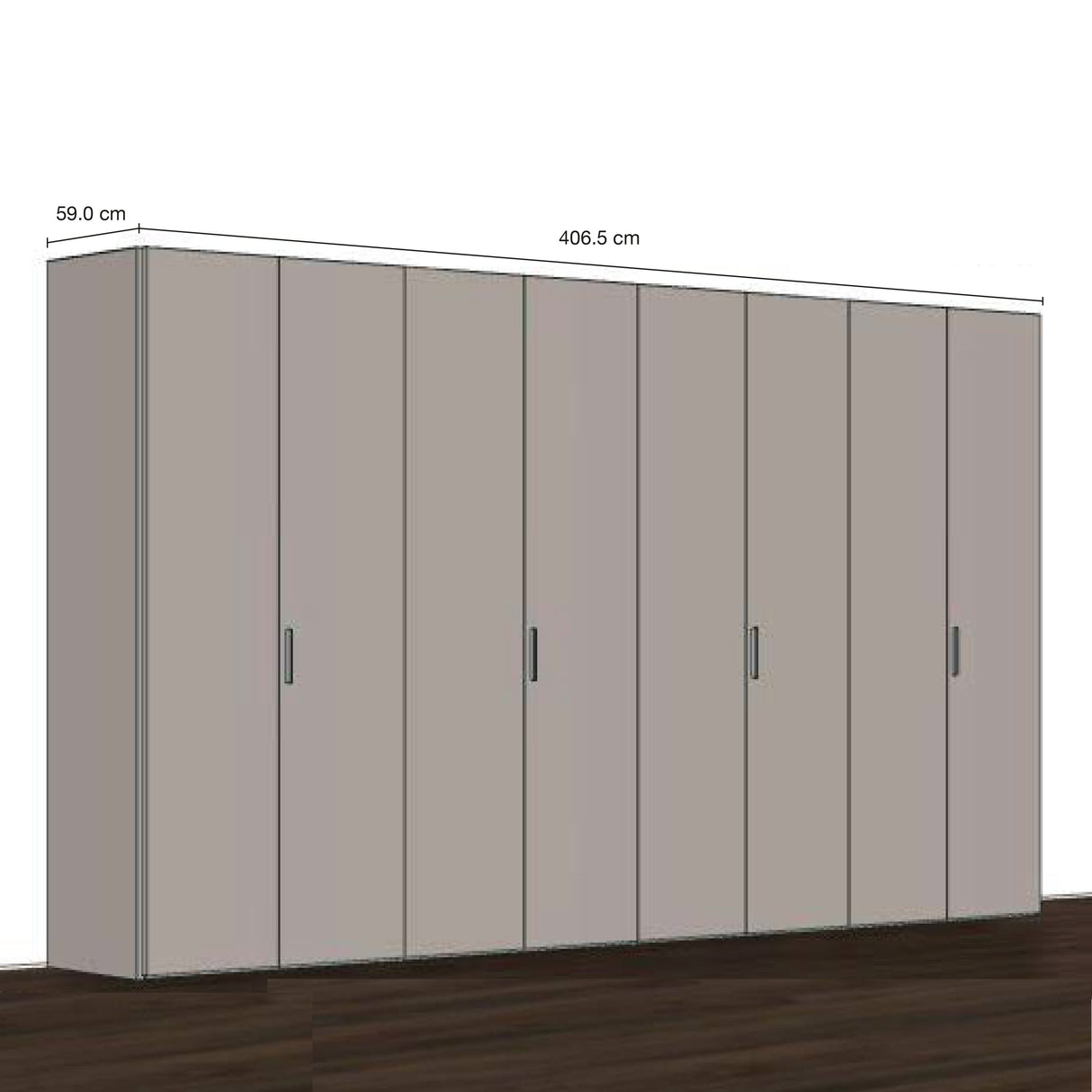 Armadio moderno personalizzabile su misura - Pozzoli