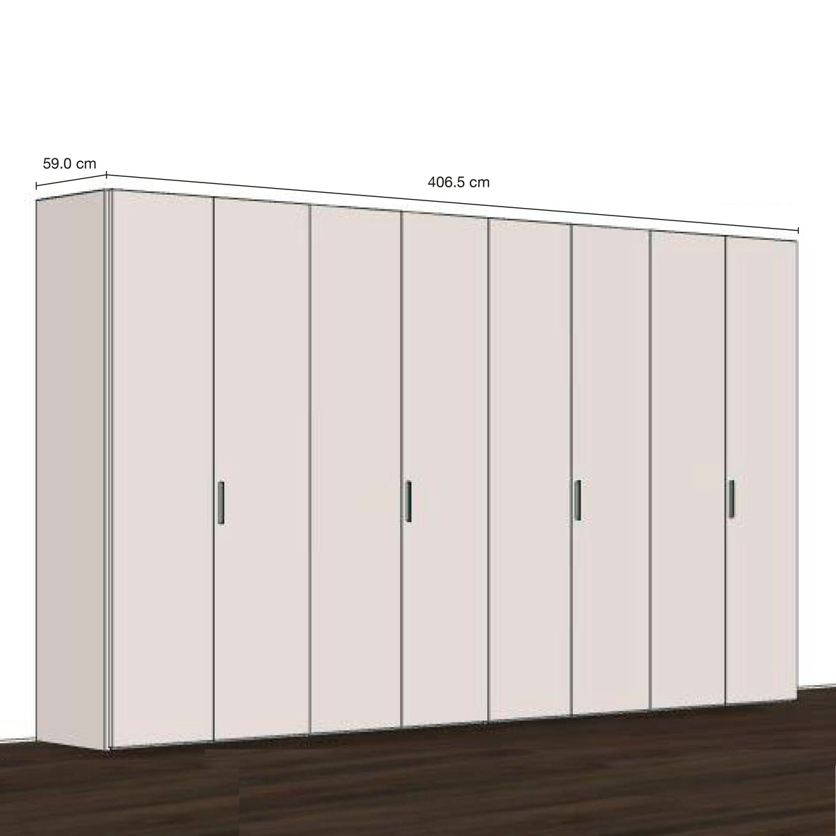 Armadio moderno personalizzabile su misura - Pozzoli