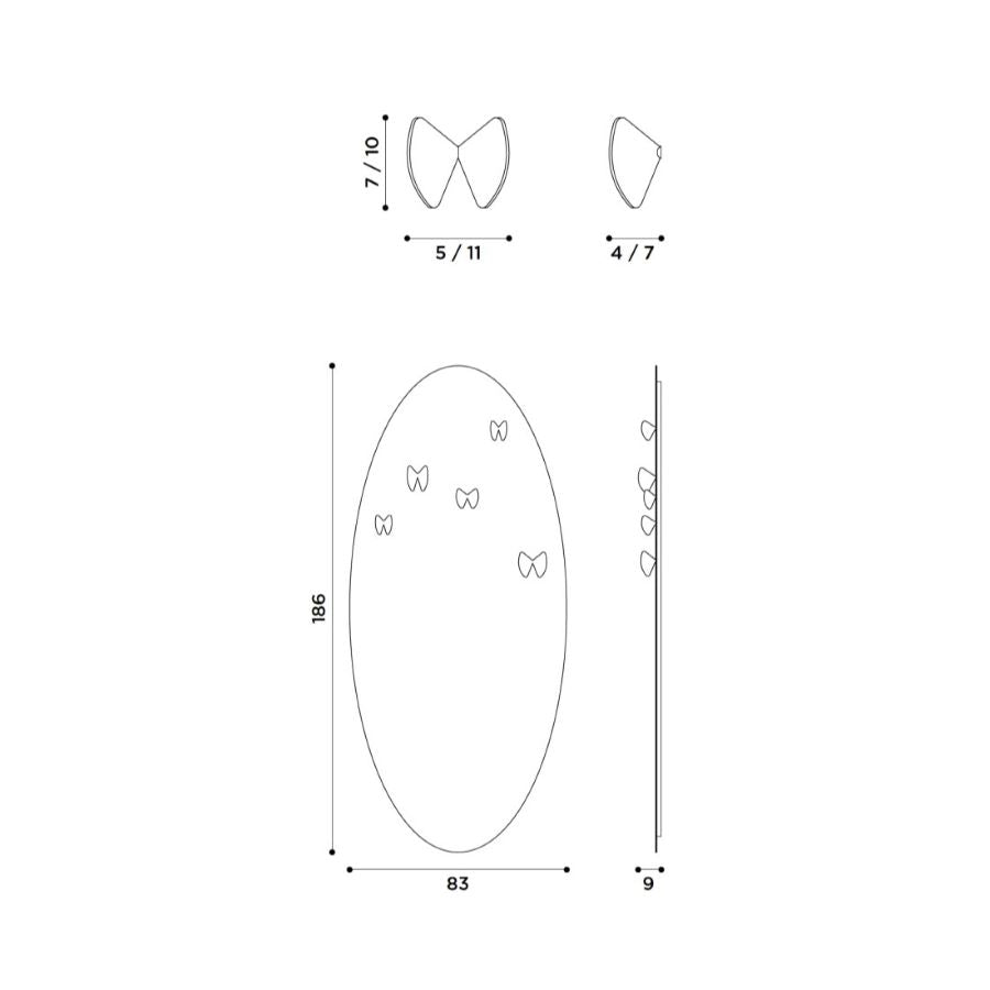 Specchio Bice - Mogg