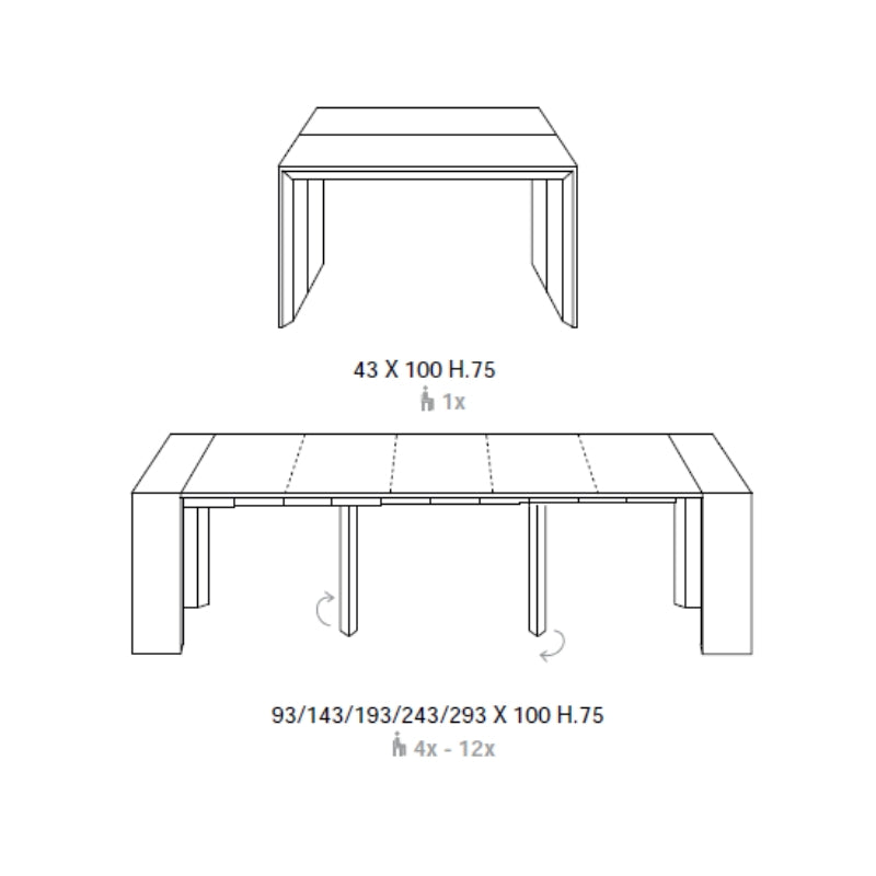 Consolle Allungabile Golia