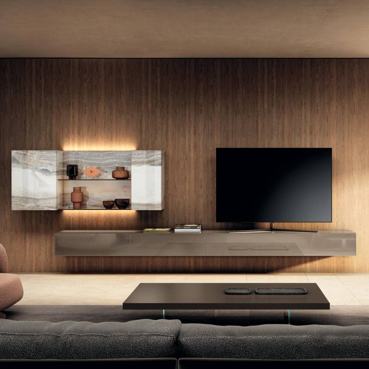 Parete attrezzata Materia - Lago