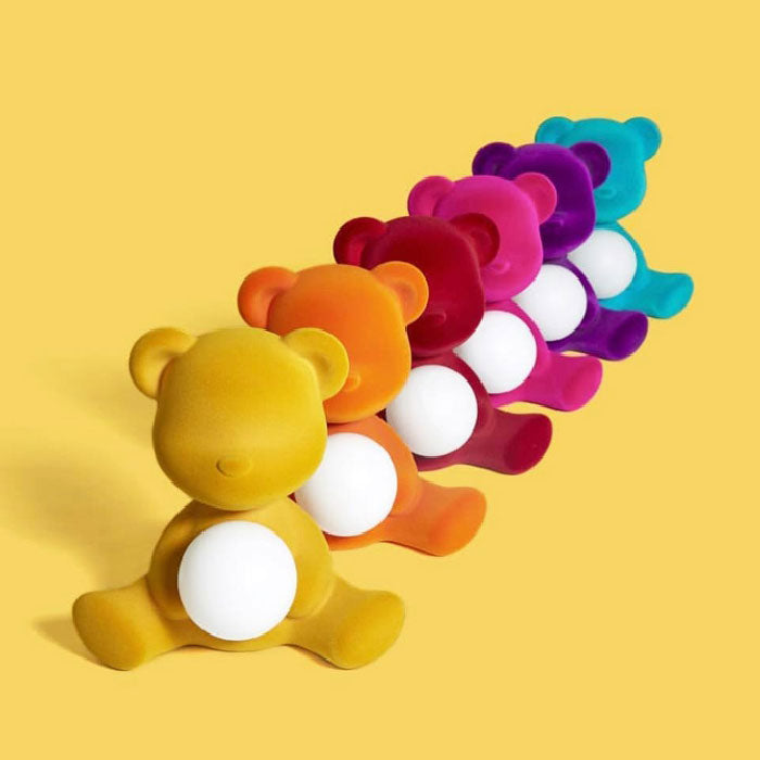 Lampada Teddy Girl Velvet - Qeeboo