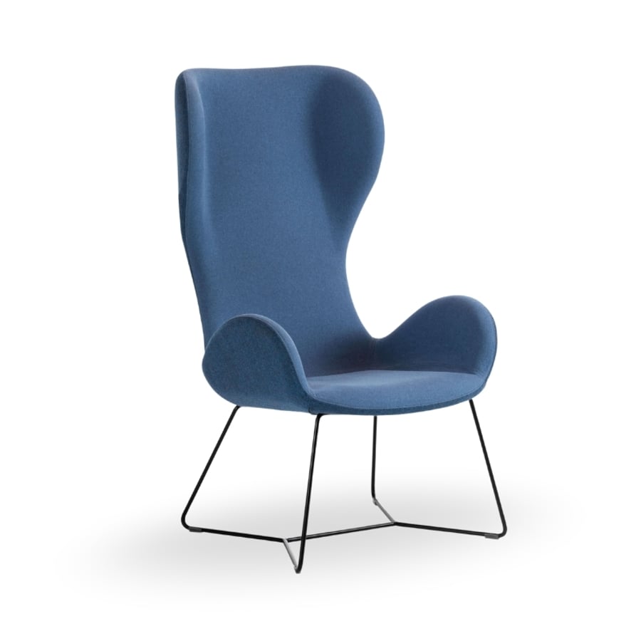 Poltrona lounge Dalia schienale alto Midj