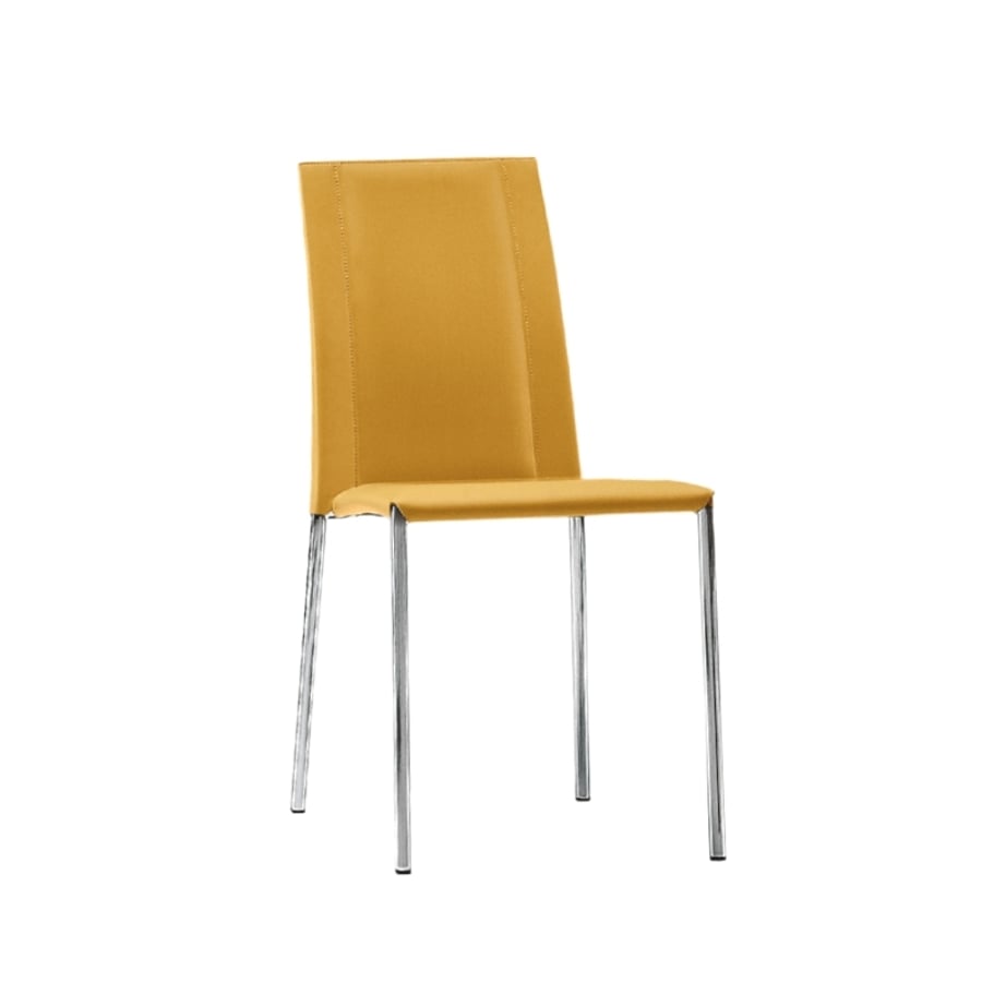 Sedia Silvy in cuoio Midj