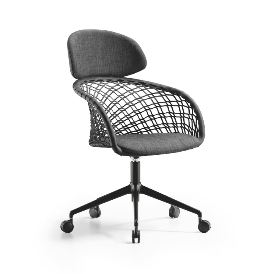 Poltrona ufficio P47 con poggiatesta Midj
