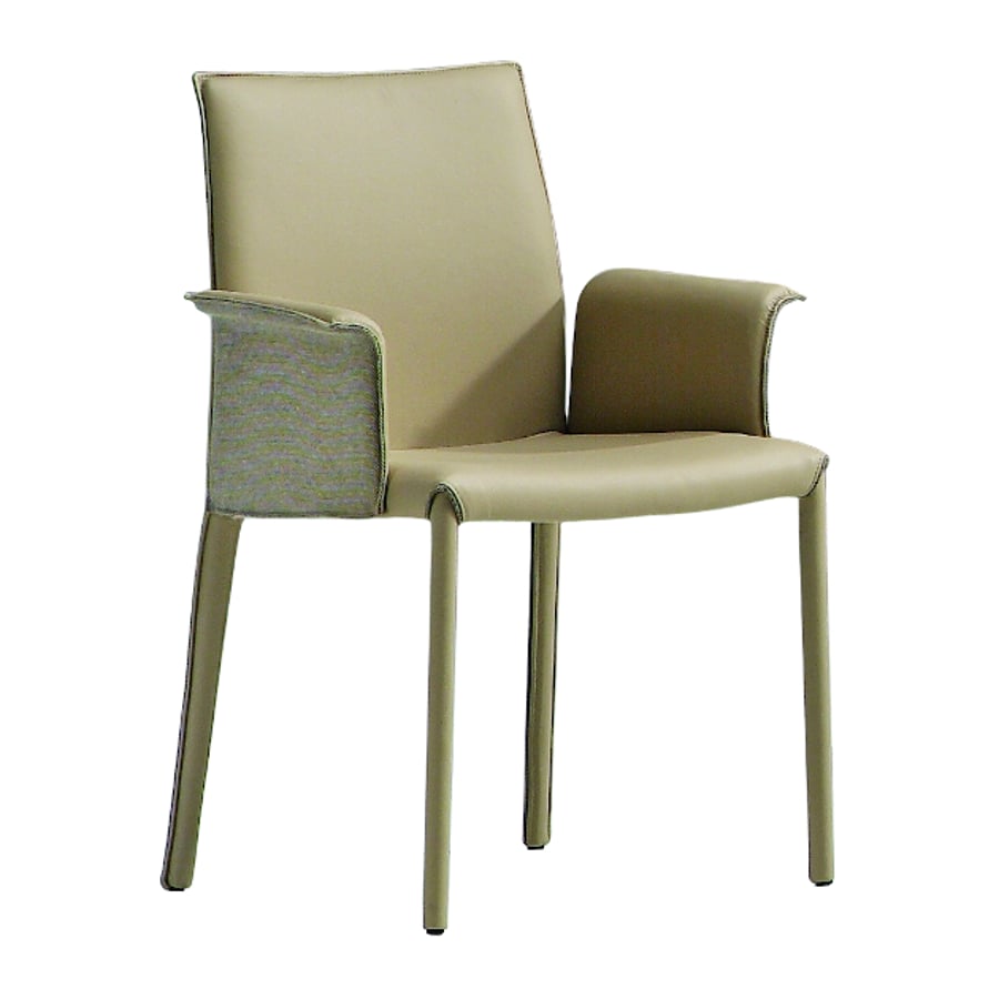 Poltroncina Nuvola in cuoio Midj