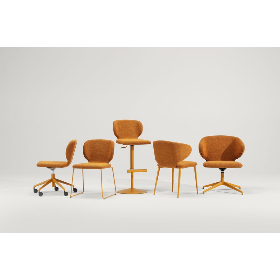 Poltroncina girevole Wrap Midj