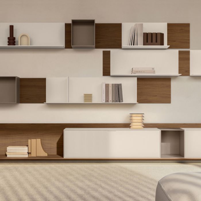 Parete Attrezzata Pentagramma - MDF Italia