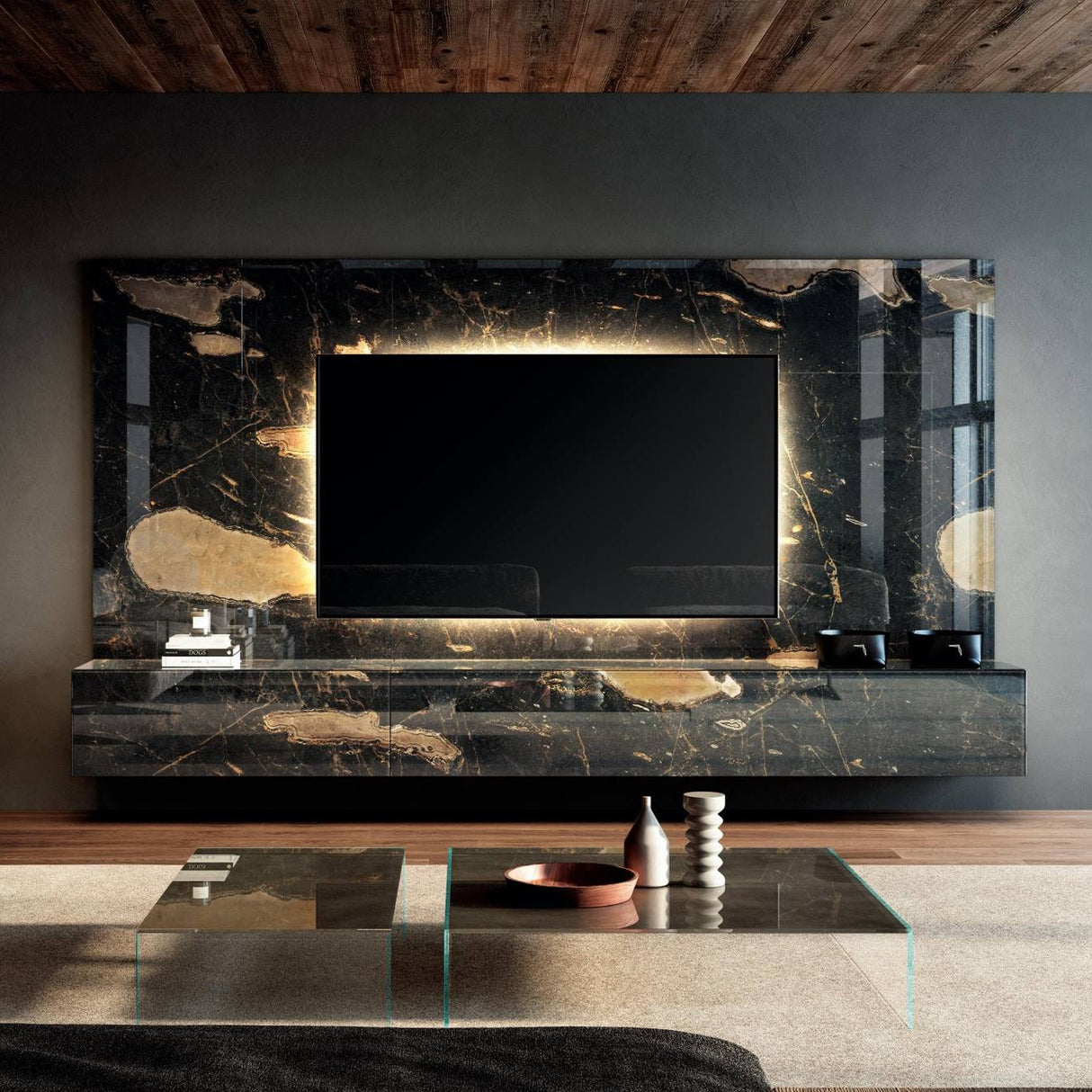 Parete attrezzata Materia - Lago