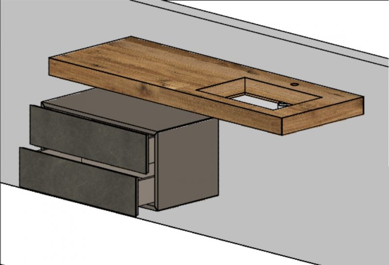 Composizione Bagno Depth - LAGO