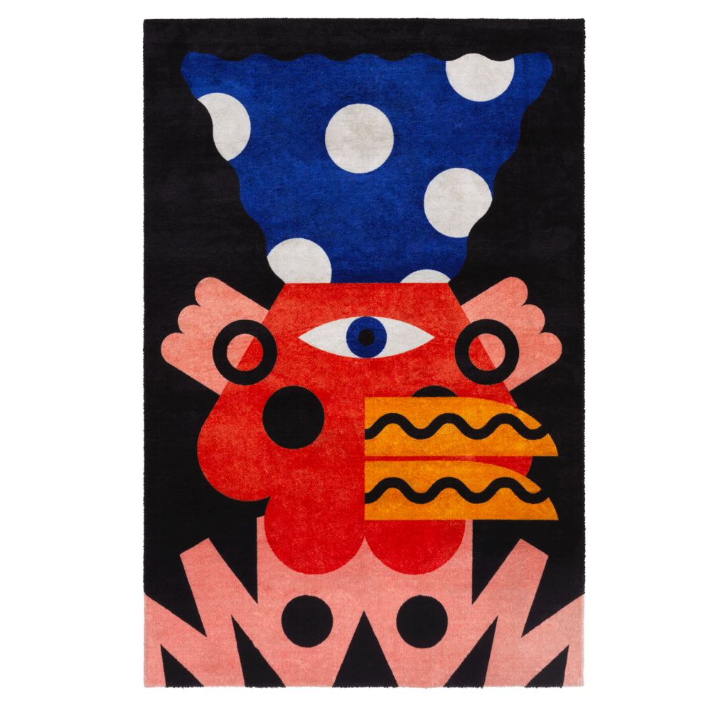 Tappeto Oggian Monster 004 Qeeboo