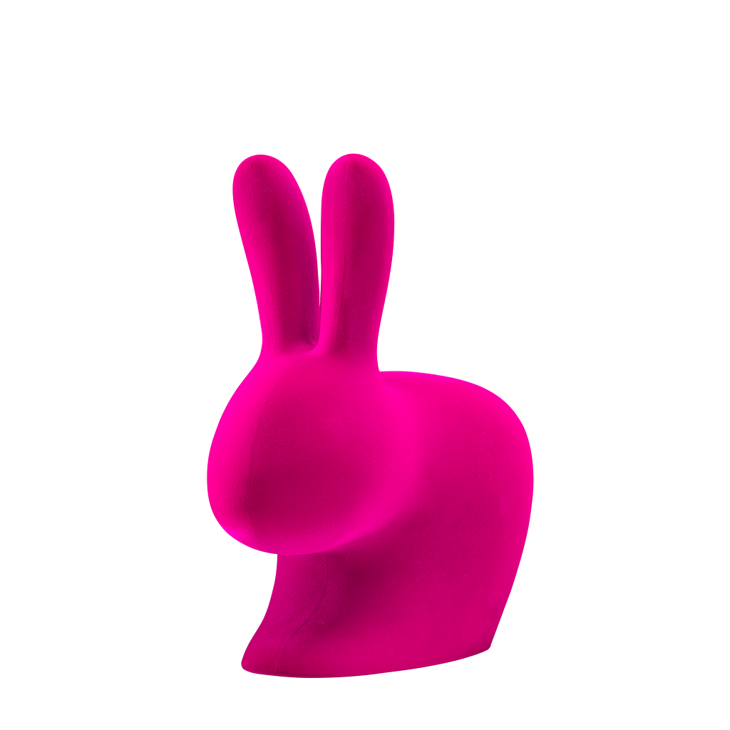 Sedia Rabbit Velvet Qeeboo