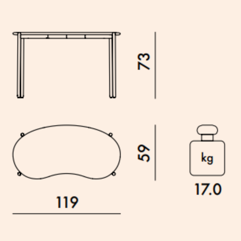Scrittoio Lunat - Kartell