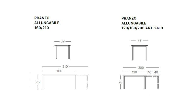 Tavolo Allungabile Pranzo - Scab Design
