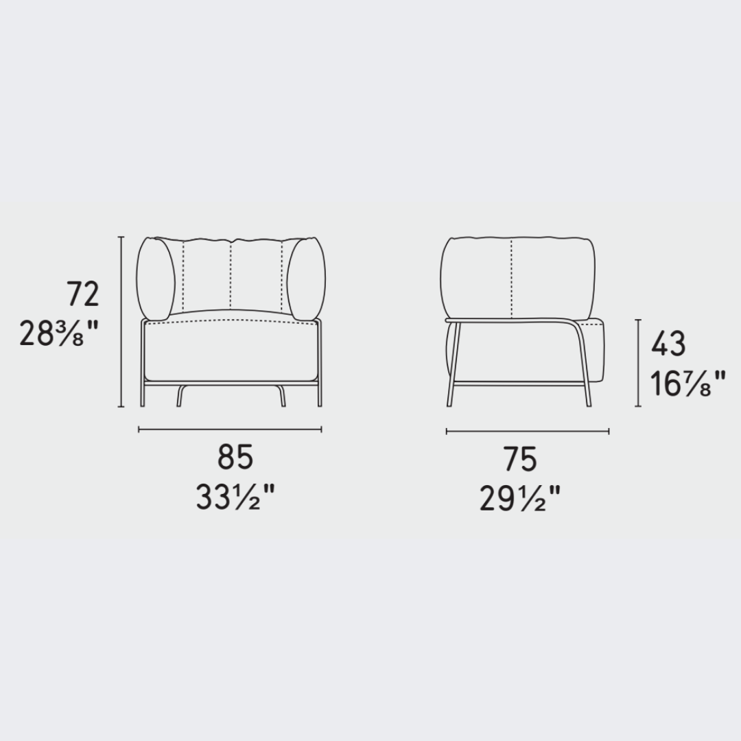Poltrona Quadrotta - Calligaris