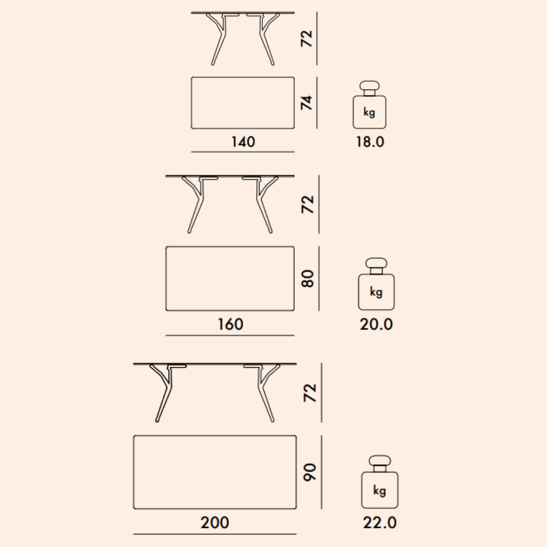 Scrivania Spoon - Kartell