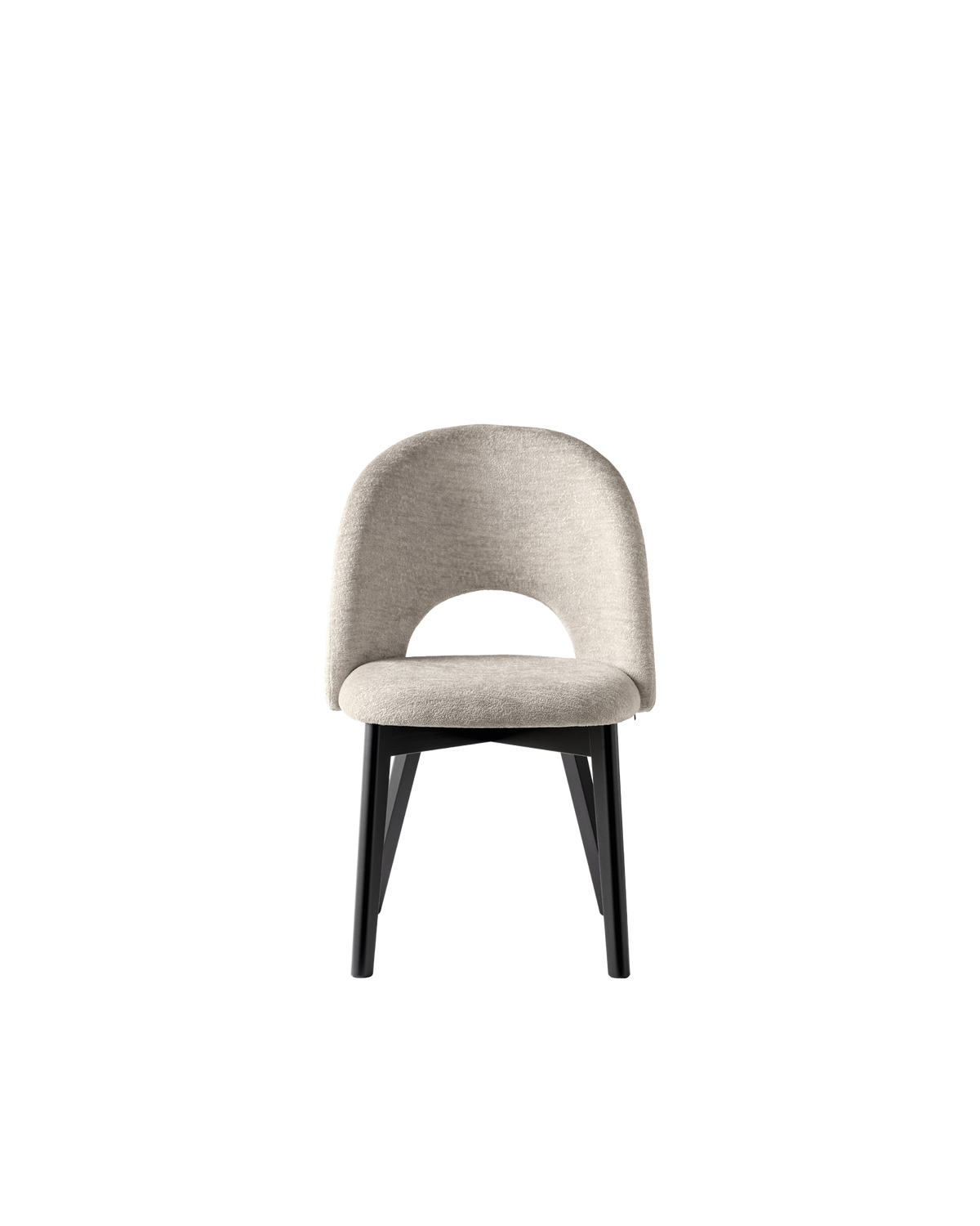 Sedia Tuka Mid Hole Connubia vista frontale