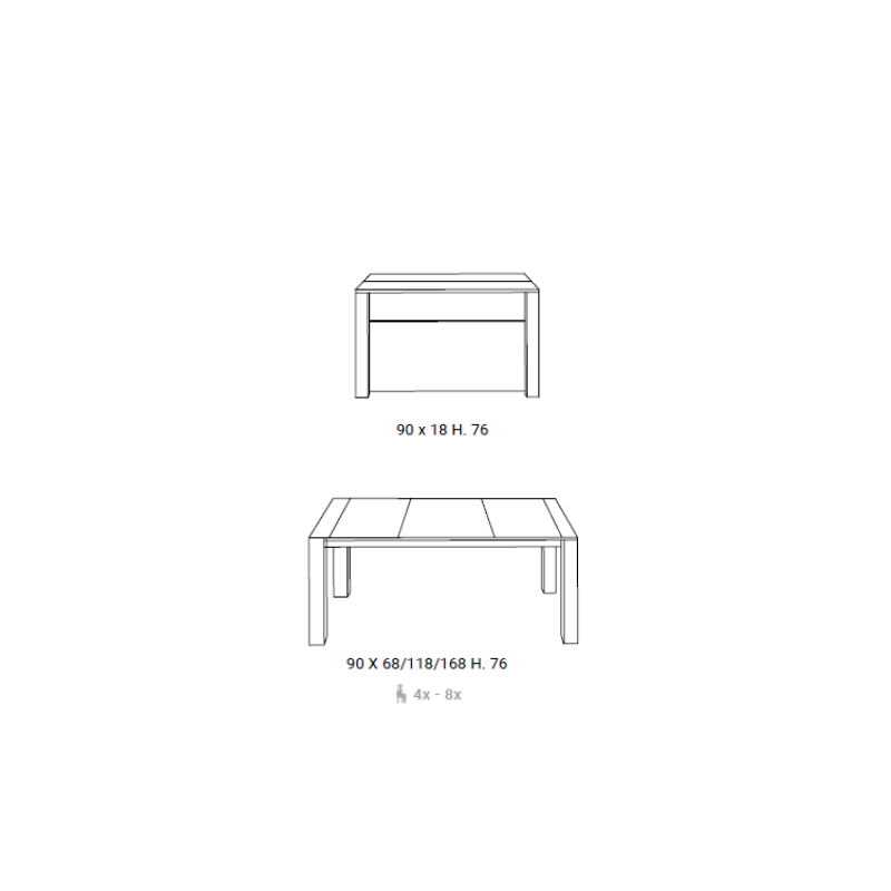Consolle Allungabile Slimmy