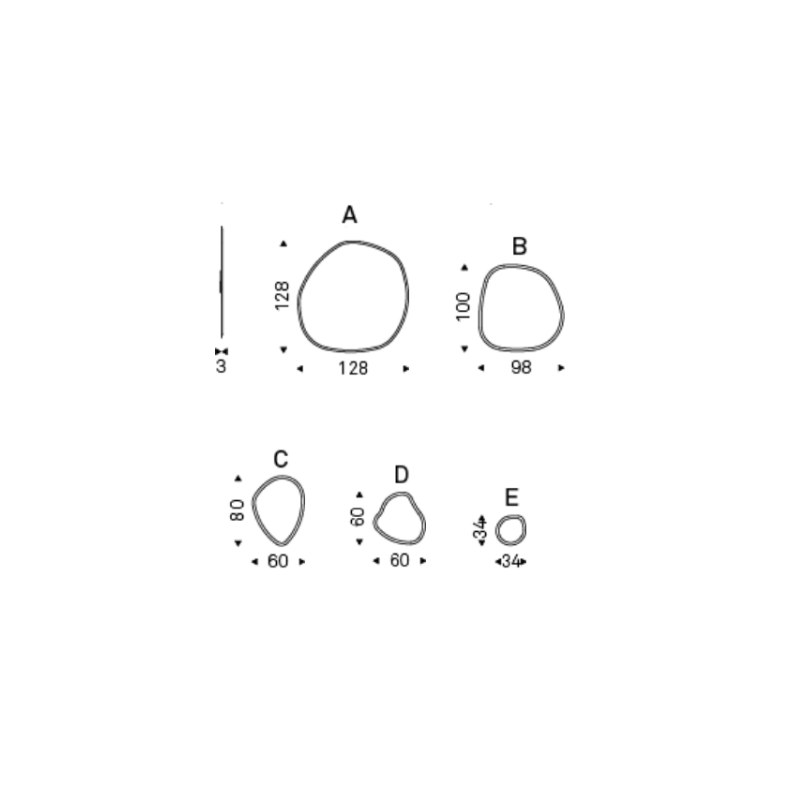 Specchio Hawaii - Cattelan Italia