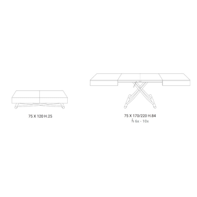 Tavolino Trasformabile Box Promo