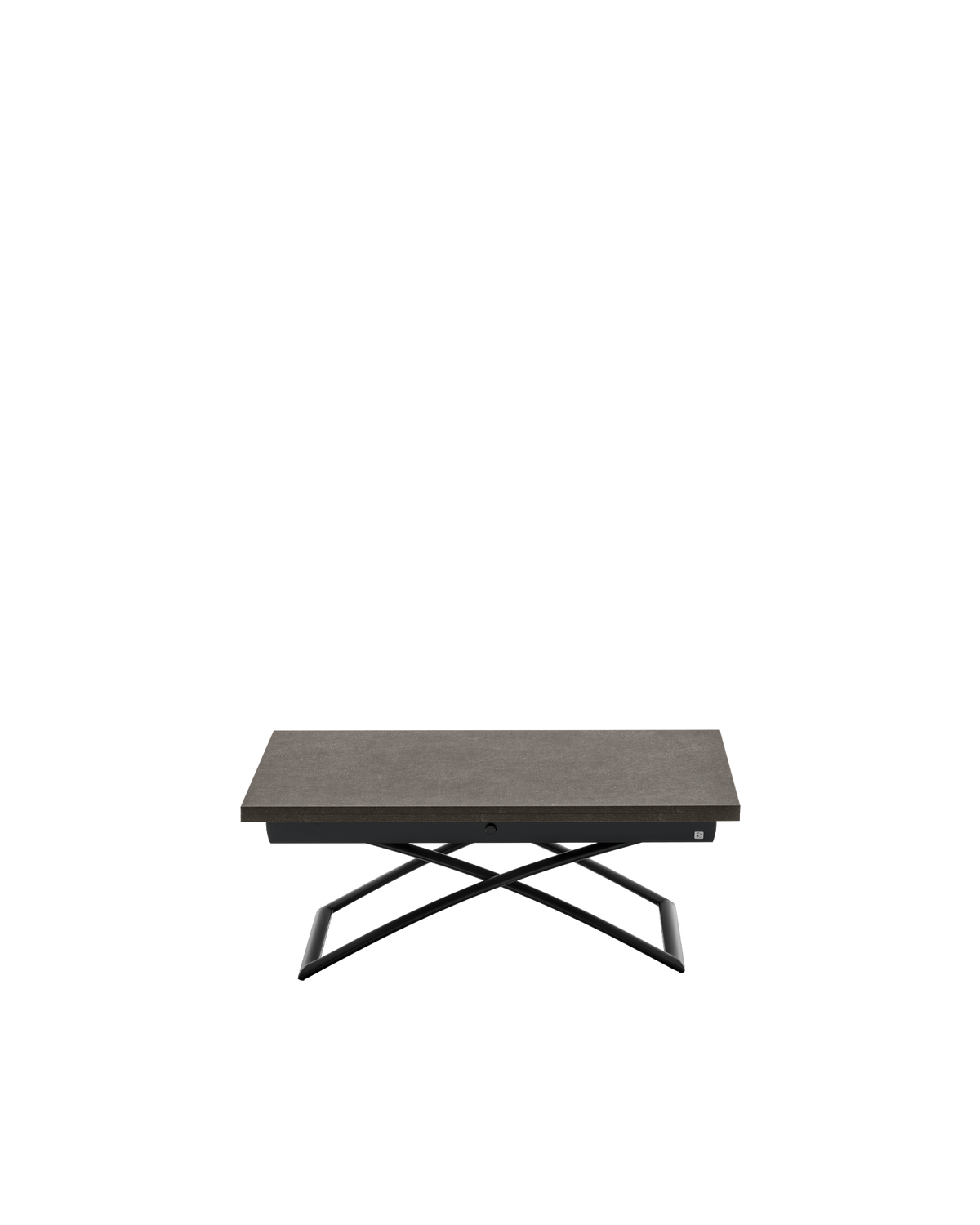 Tavolino trasformabile Magic-J Connubia nero con piano Vulcano