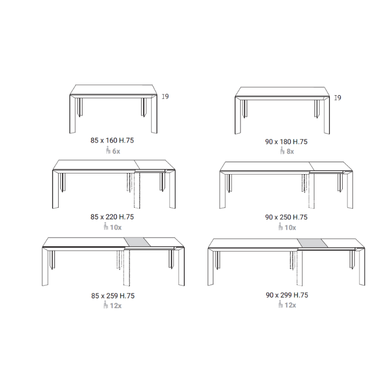 Tavolo Allungabile Metrò