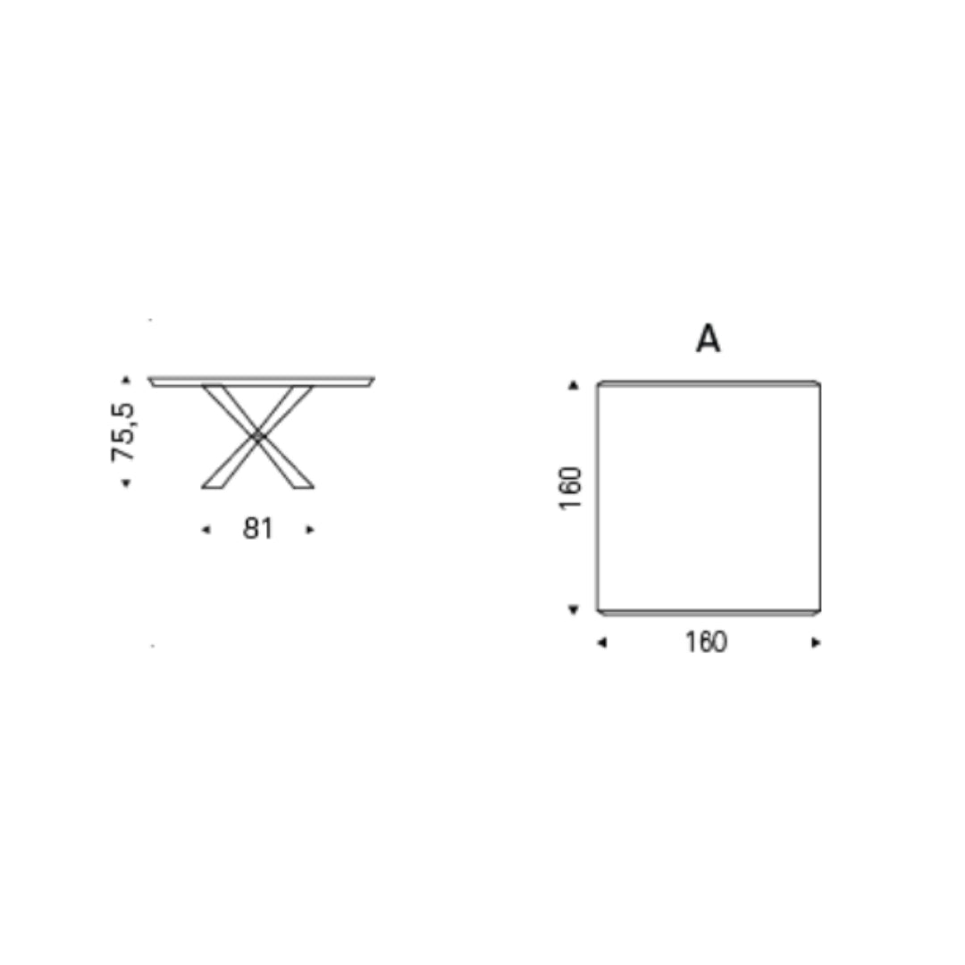 Tavolo Fisso Spyder Wood