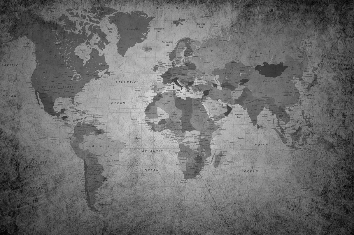 Carta da parati World Map - Instabilelab