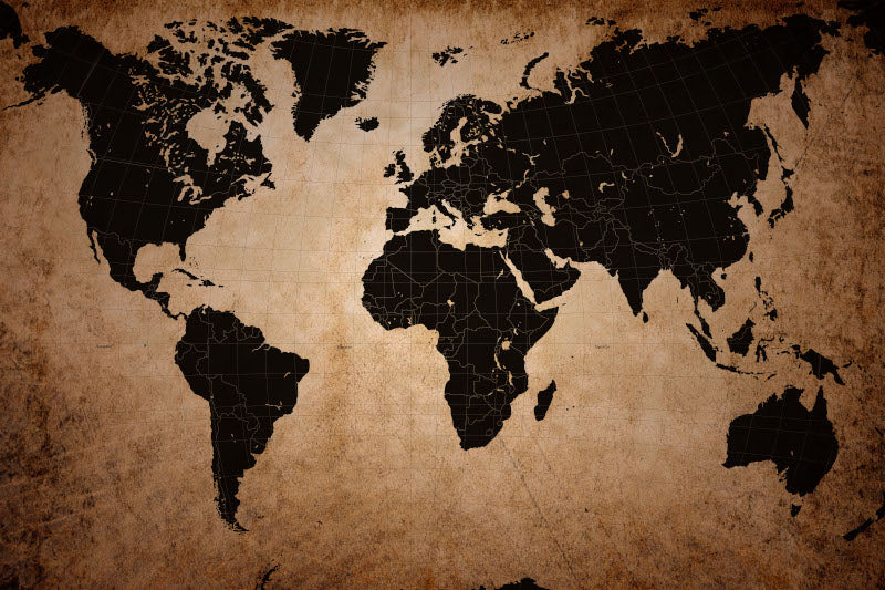 Carta da parati World Map - Instabilelab