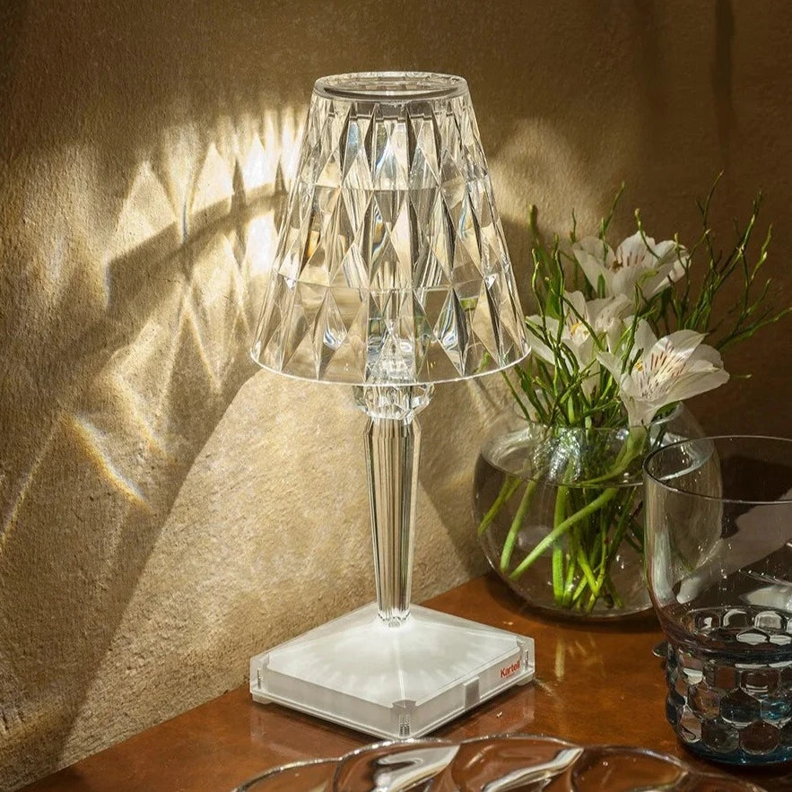 Lampada da tavolo Battery Trasparente - Kartell