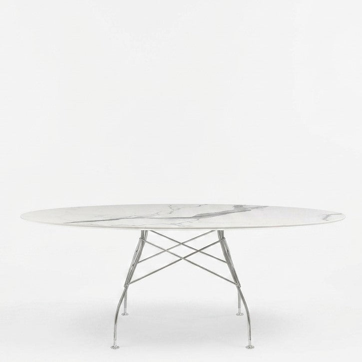 Tavolo Glossy Marmo Ovale - Kartell