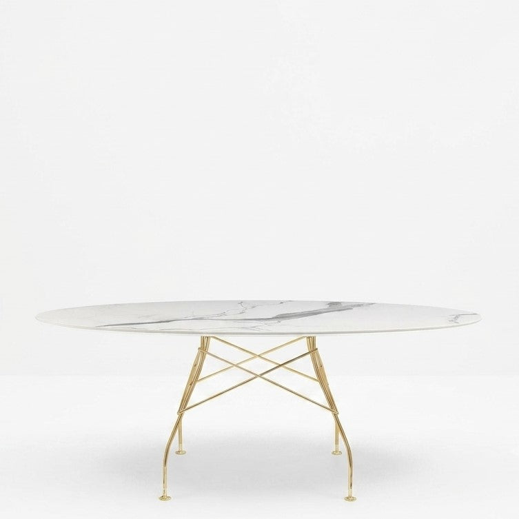 Tavolo Glossy Marmo Ovale - Kartell