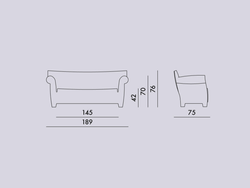 Divano Bubble Club - Kartell