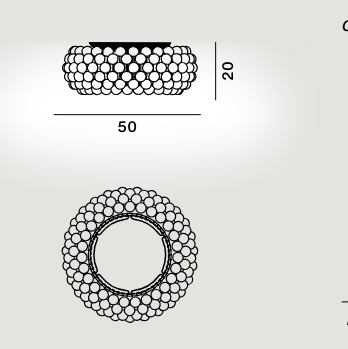 Lampada a soffitto Caboche Plus - Foscarini