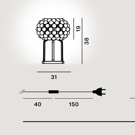 Lampada da tavolo Caboche Plus - Foscarini