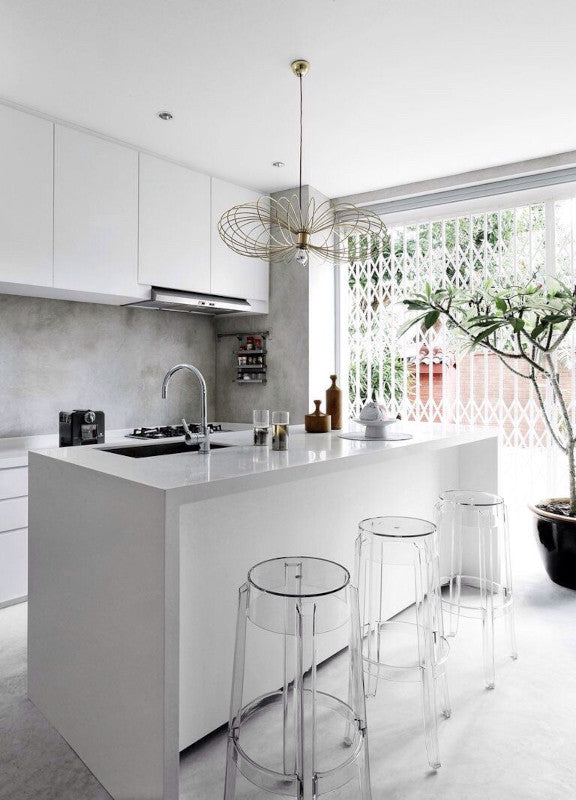 Sgabello Charles Ghost