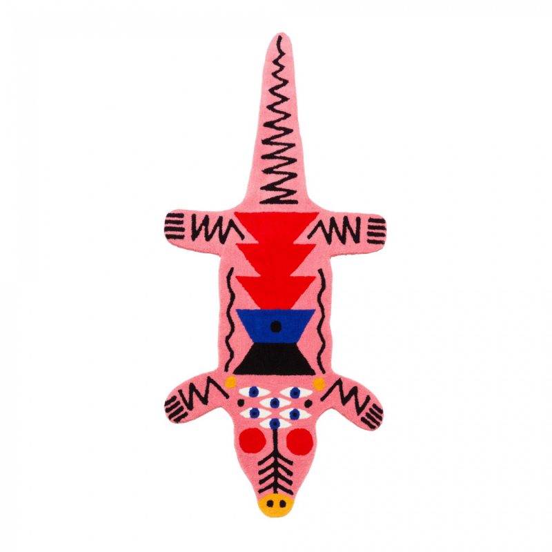 Tappeto Oggian Crocopink - Qeeboo