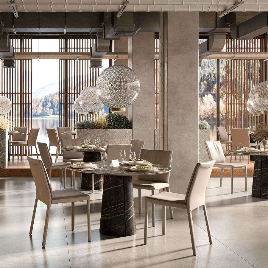 Tavolo Cuba Keramik Bistrot - Cattelan